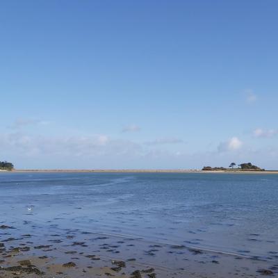 Vue de la plage du Kerigou