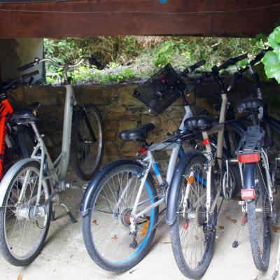 Les vélos à choisir à l'arrivée (compris dans le tarif)